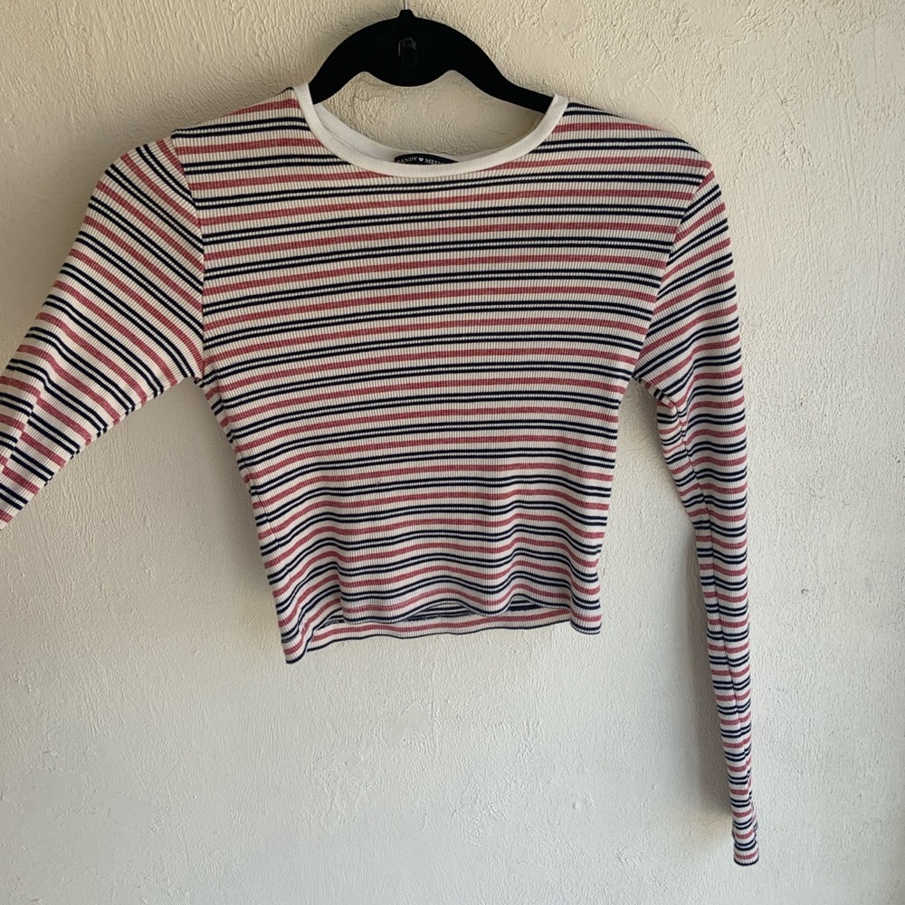 brandy striped sweater
